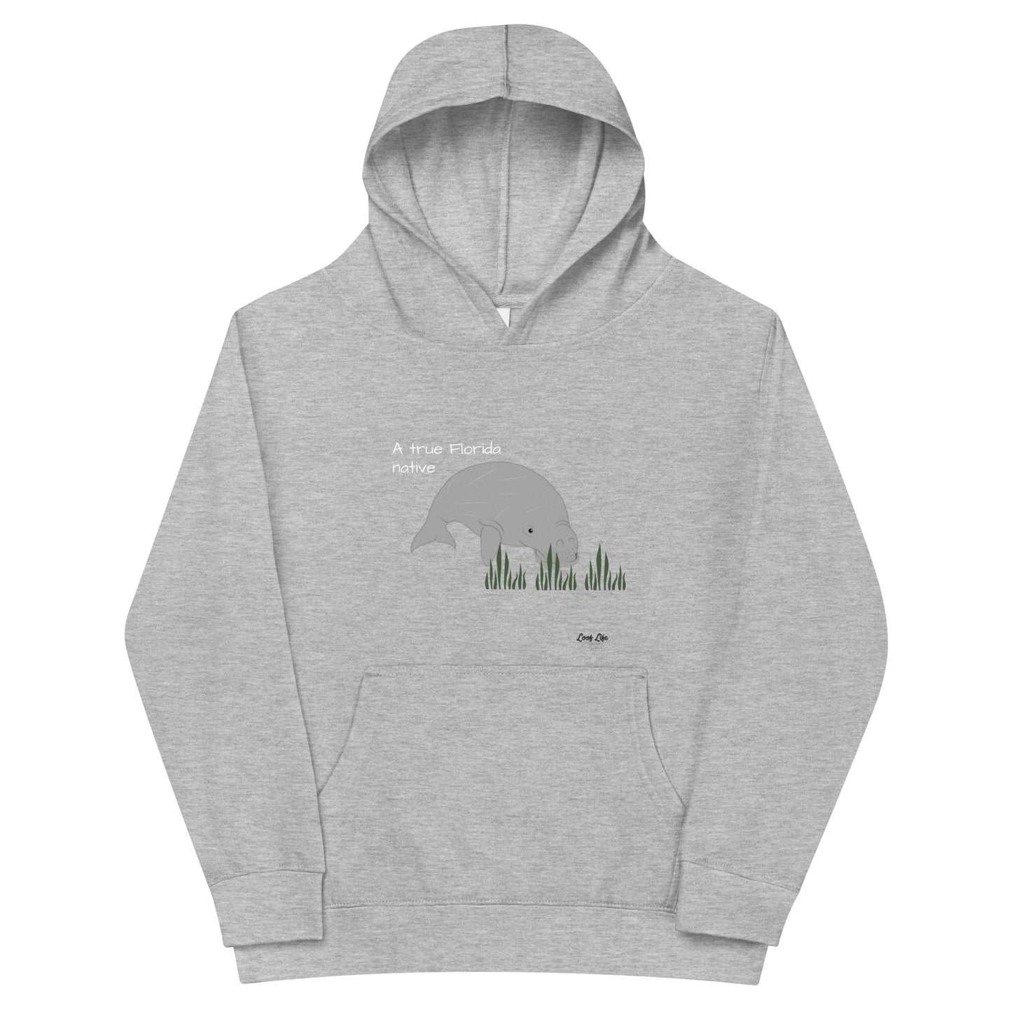 FL Native - Manatee - Kids fleece hoodie