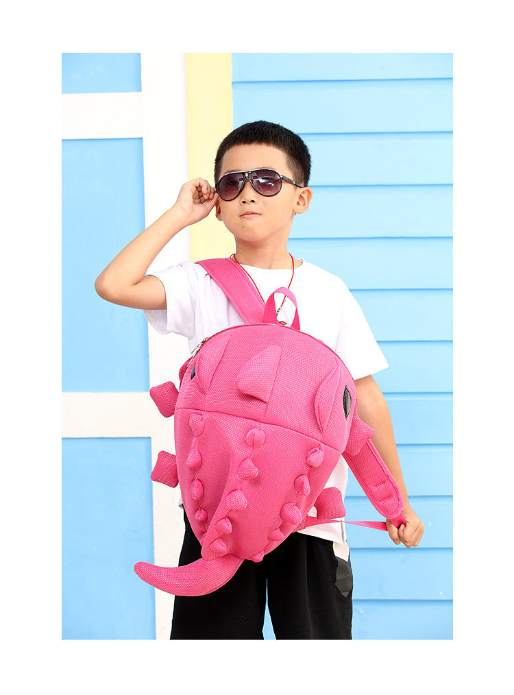 Three-dimensional Cartoon Dinosaur Backpack Children