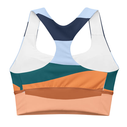 Longline sports bra