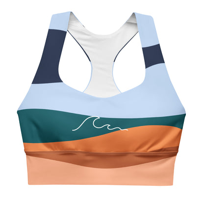 Longline sports bra