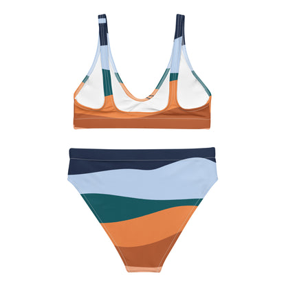 Recycled high-waisted bikini