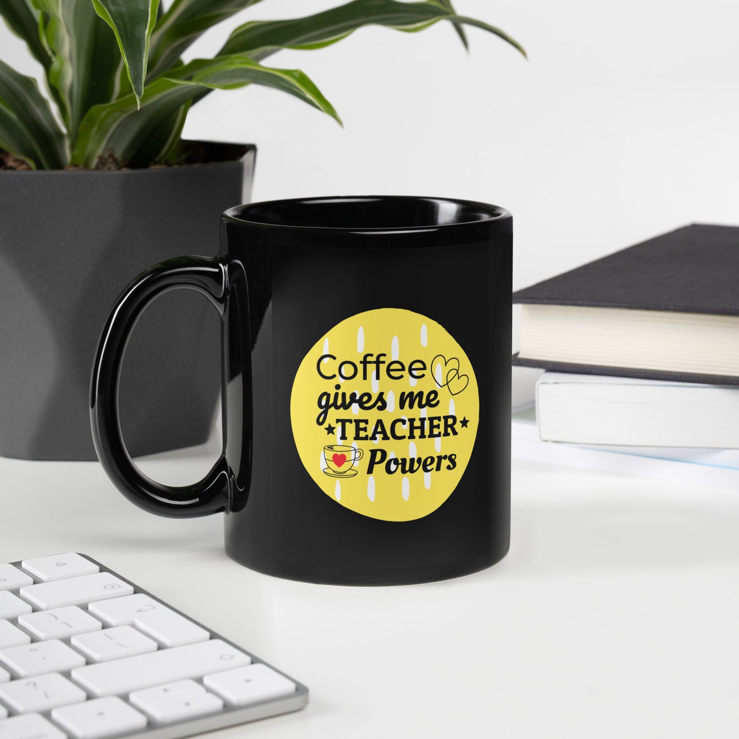 Teacher - Black Glossy Mug