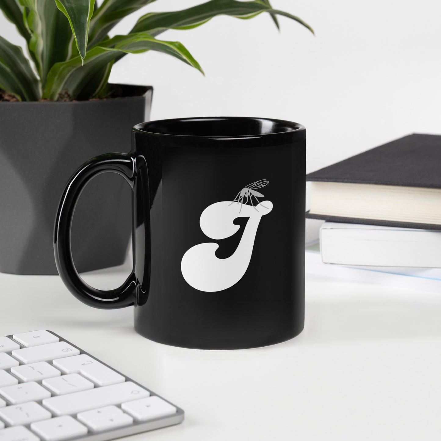 FL Alphabet Inspired I - Black Glossy Mug