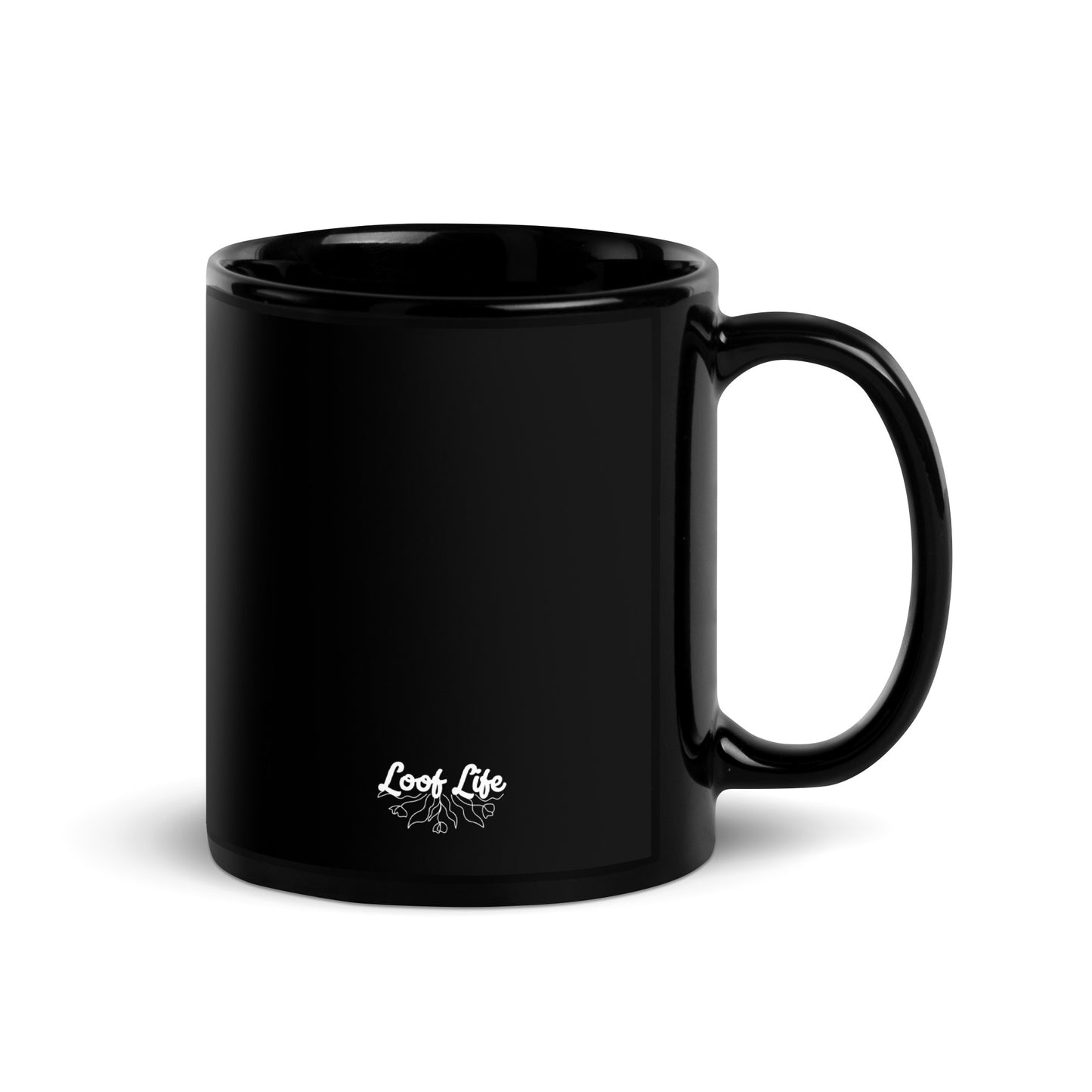 FL Alphabet Inspired D - Black Glossy Mug
