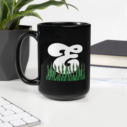 FL Alphabet Inspired E - Black Glossy Mug