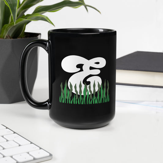 FL Alphabet Inspired E - Black Glossy Mug