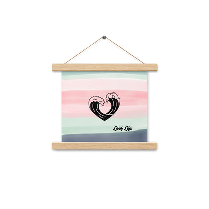Poster with hangers