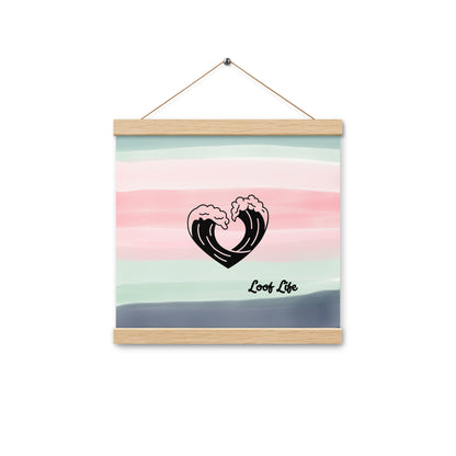 Poster with hangers