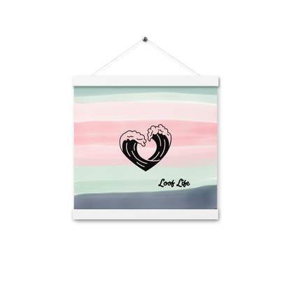 Poster with hangers
