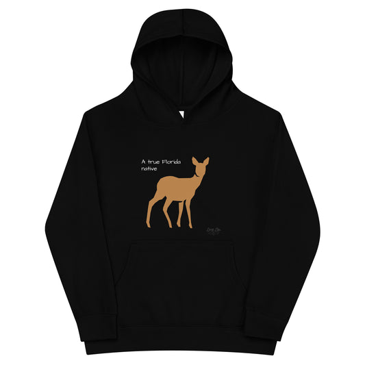 FL Native - Deer - Kids fleece hoodie