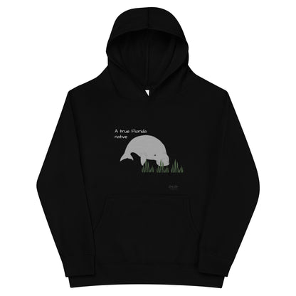 FL Native - Manatee - Kids fleece hoodie
