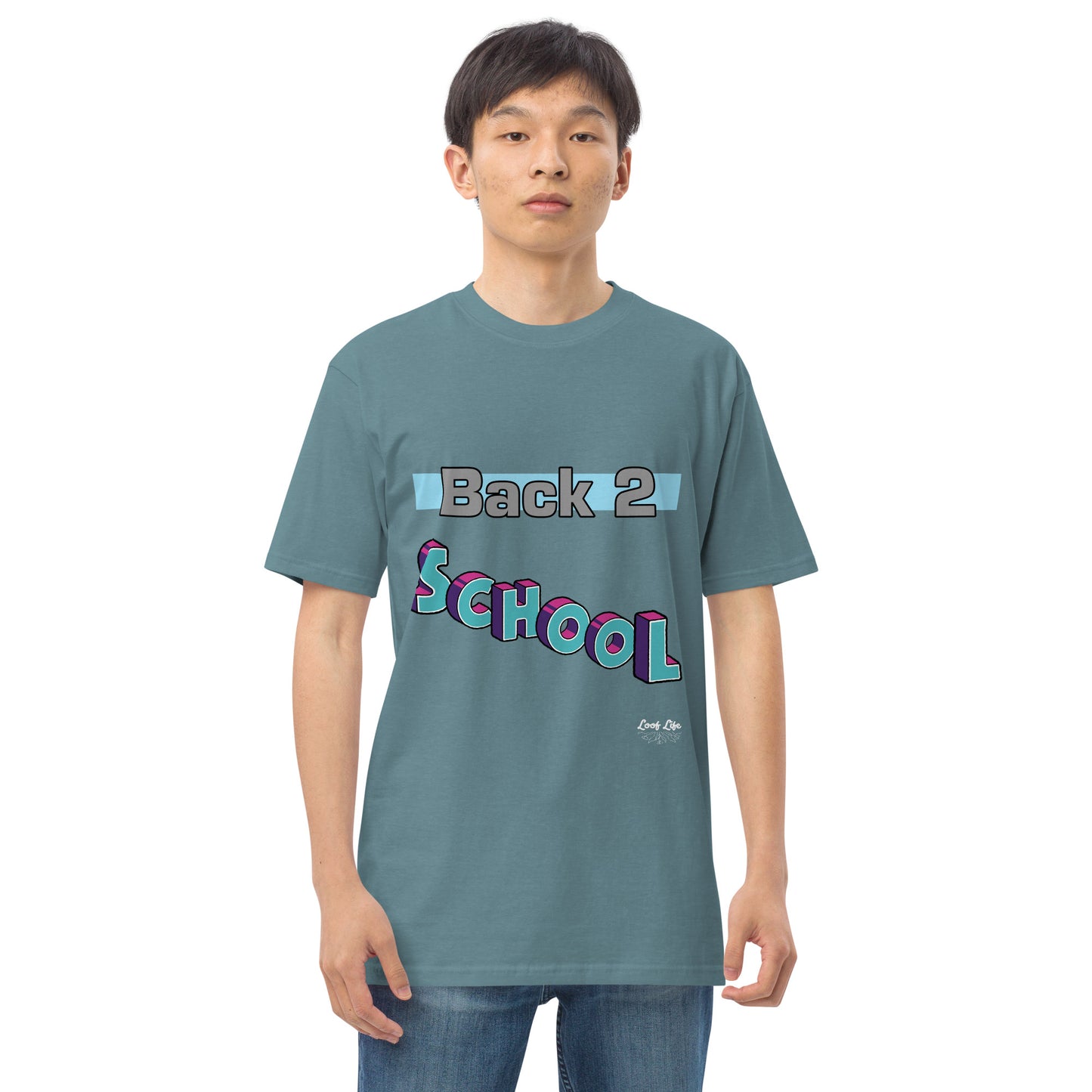 Back 2 School - Men’s premium heavyweight tee