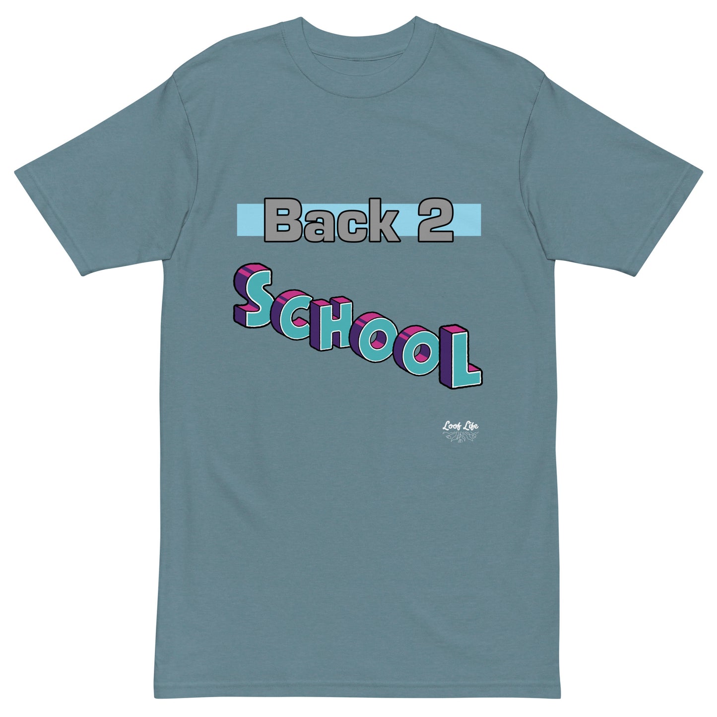 Back 2 School - Men’s premium heavyweight tee