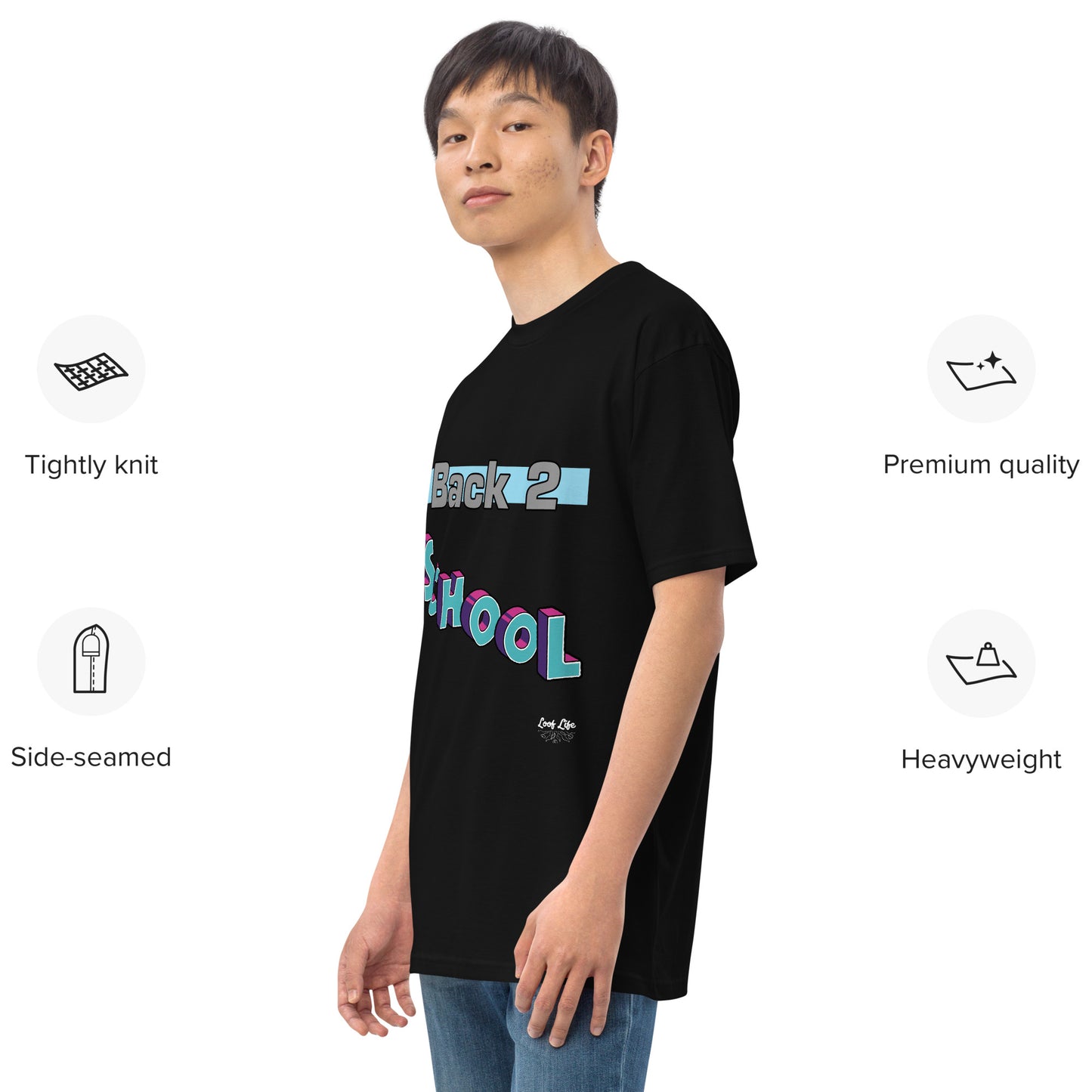 Back 2 School - Men’s premium heavyweight tee