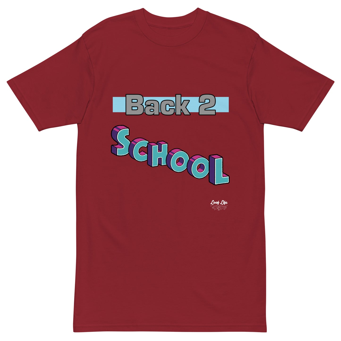 Back 2 School - Men’s premium heavyweight tee