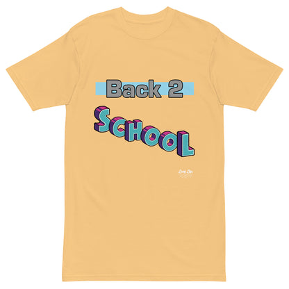 Back 2 School - Men’s premium heavyweight tee