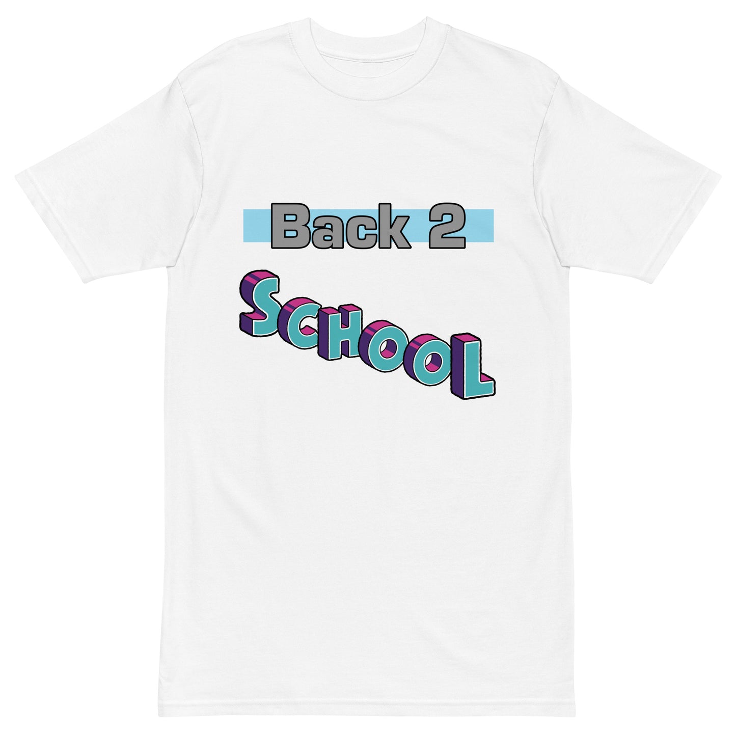 Back 2 School - Men’s premium heavyweight tee