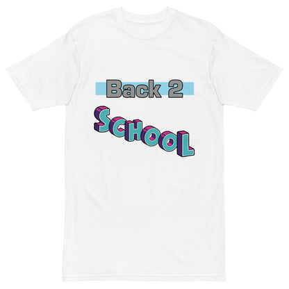 Back 2 School - Men’s premium heavyweight tee