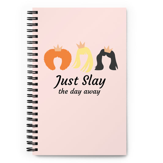 Slay the Day - Spiral dotted notebook
