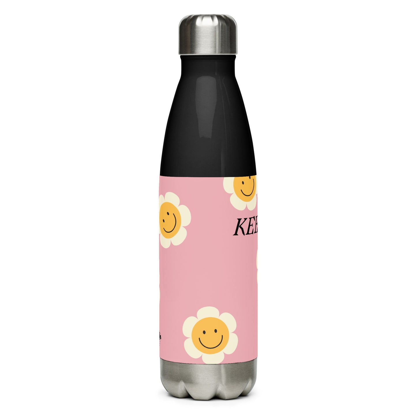 Stainless Steel Water Bottle - Smile