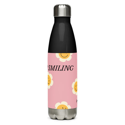 Stainless Steel Water Bottle - Smile