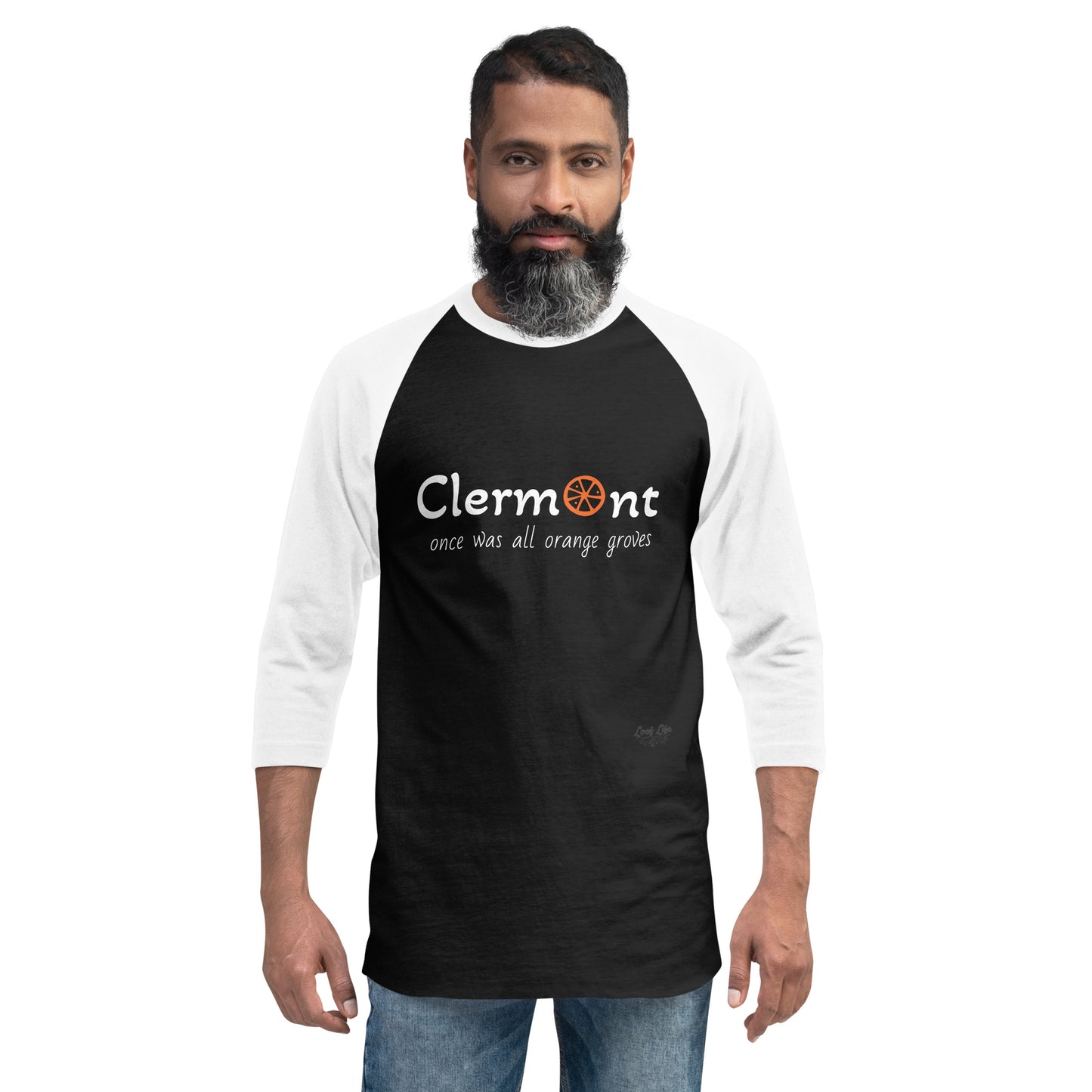Clermont - Orange - 3/4 sleeve raglan shirt