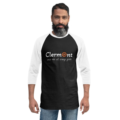 Clermont - Orange - 3/4 sleeve raglan shirt