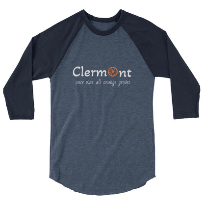 Clermont - Orange - 3/4 sleeve raglan shirt