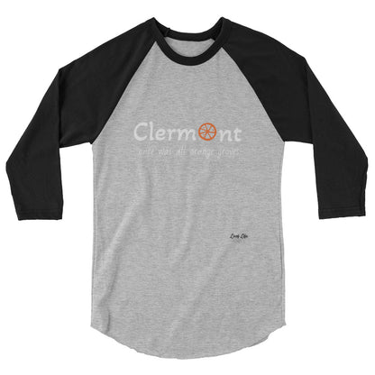 Clermont - Orange - 3/4 sleeve raglan shirt