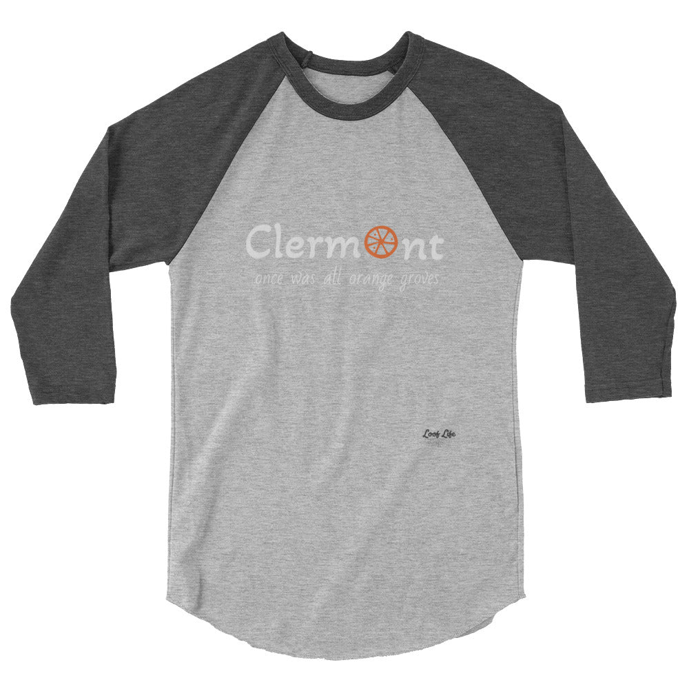 Clermont - Orange - 3/4 sleeve raglan shirt