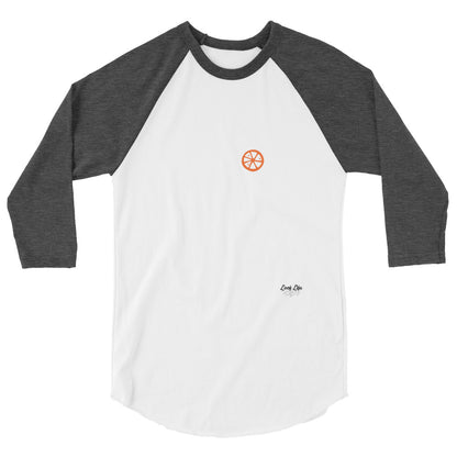 Clermont - Orange - 3/4 sleeve raglan shirt