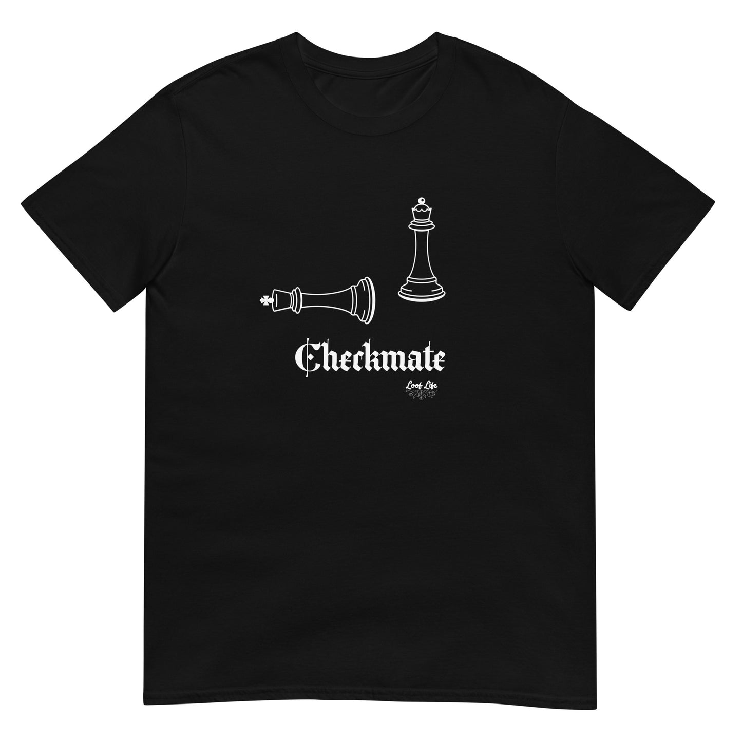 Checkmate - White Font Short-Sleeve Unisex T-Shirt