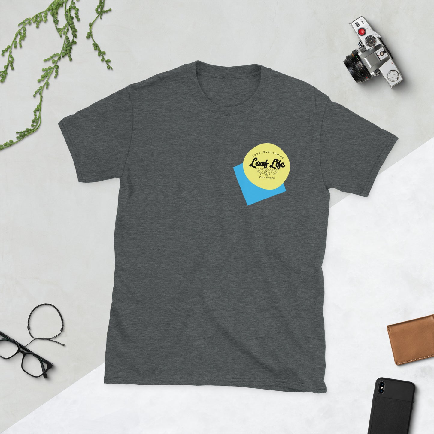 Love Overcomes Logo - Short-Sleeve Unisex T-Shirt