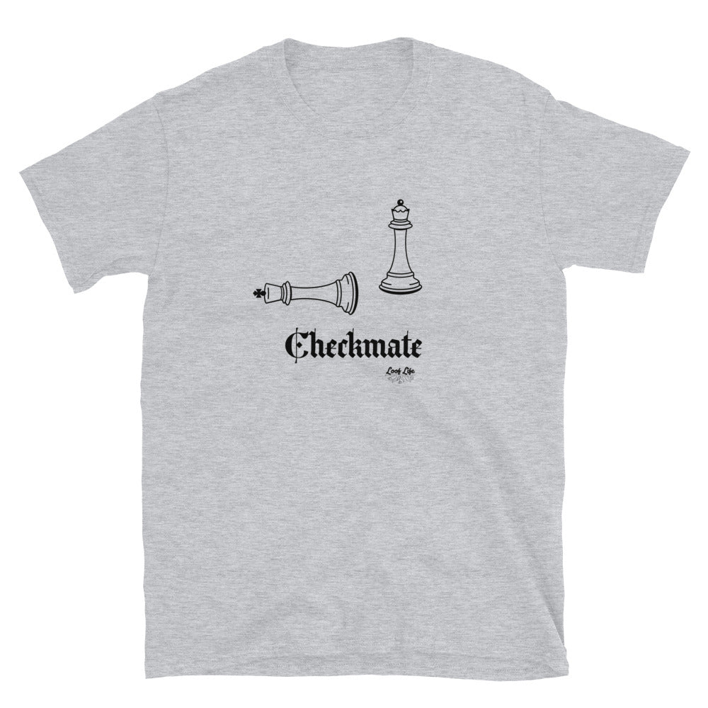 Checkmate - Black Font - Short-Sleeve Unisex T-Shirt