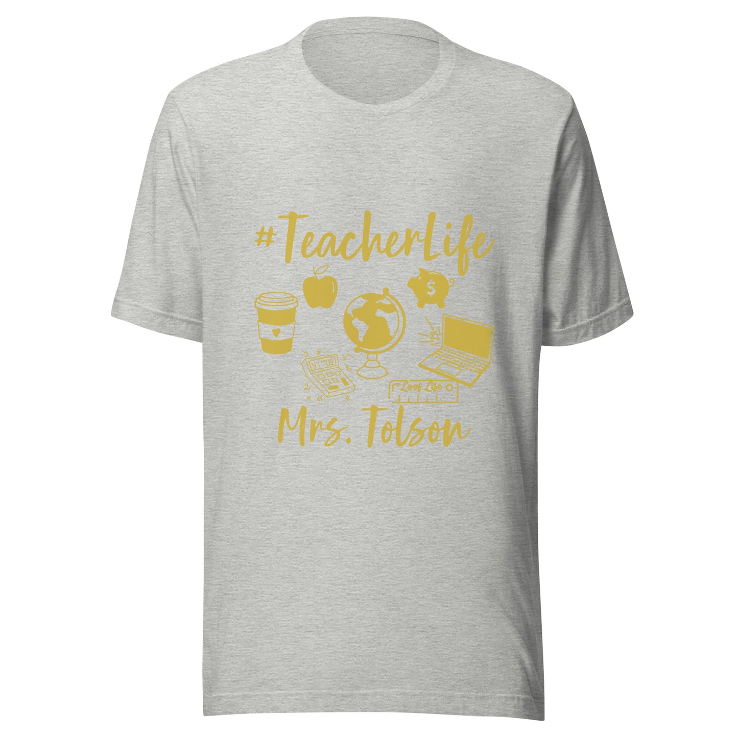 Custom - Gold Print - Unisex t-shirt