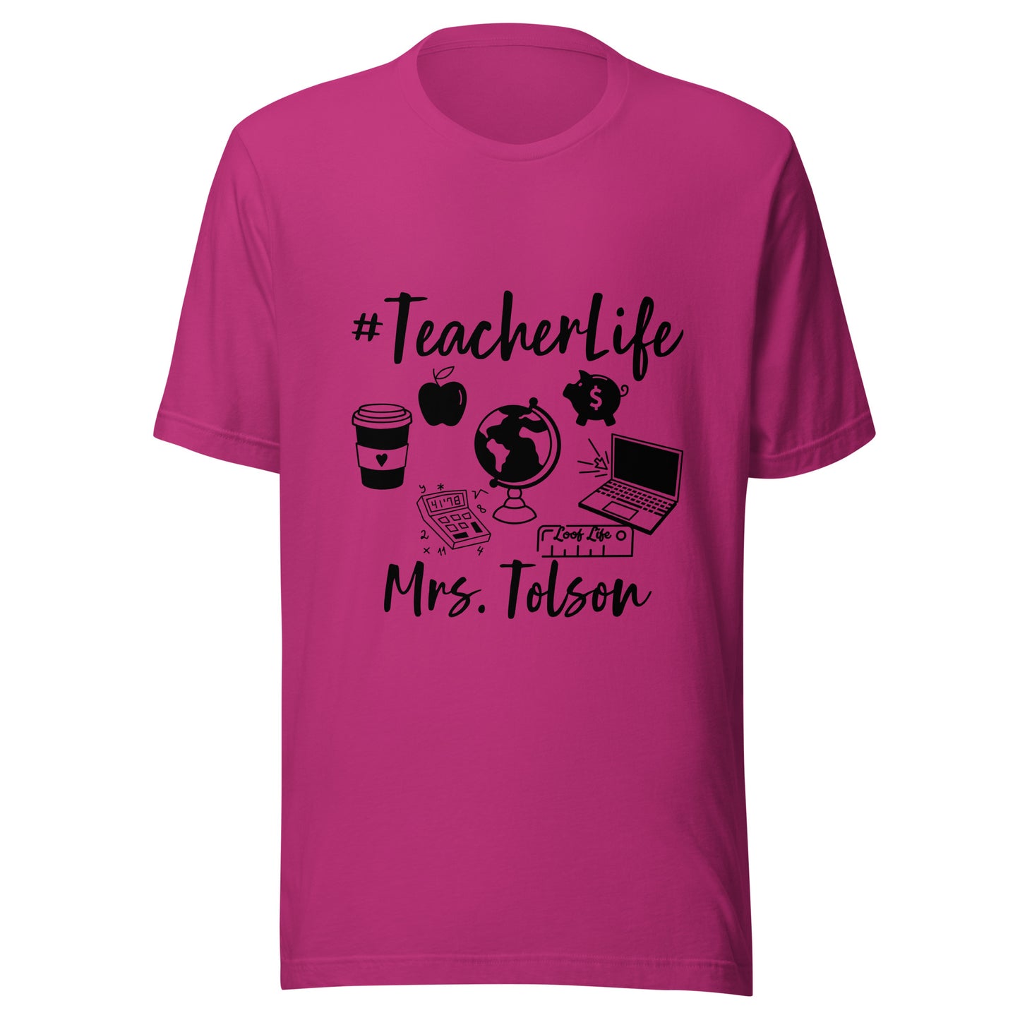 Custom - Black Print - Unisex t-shirt
