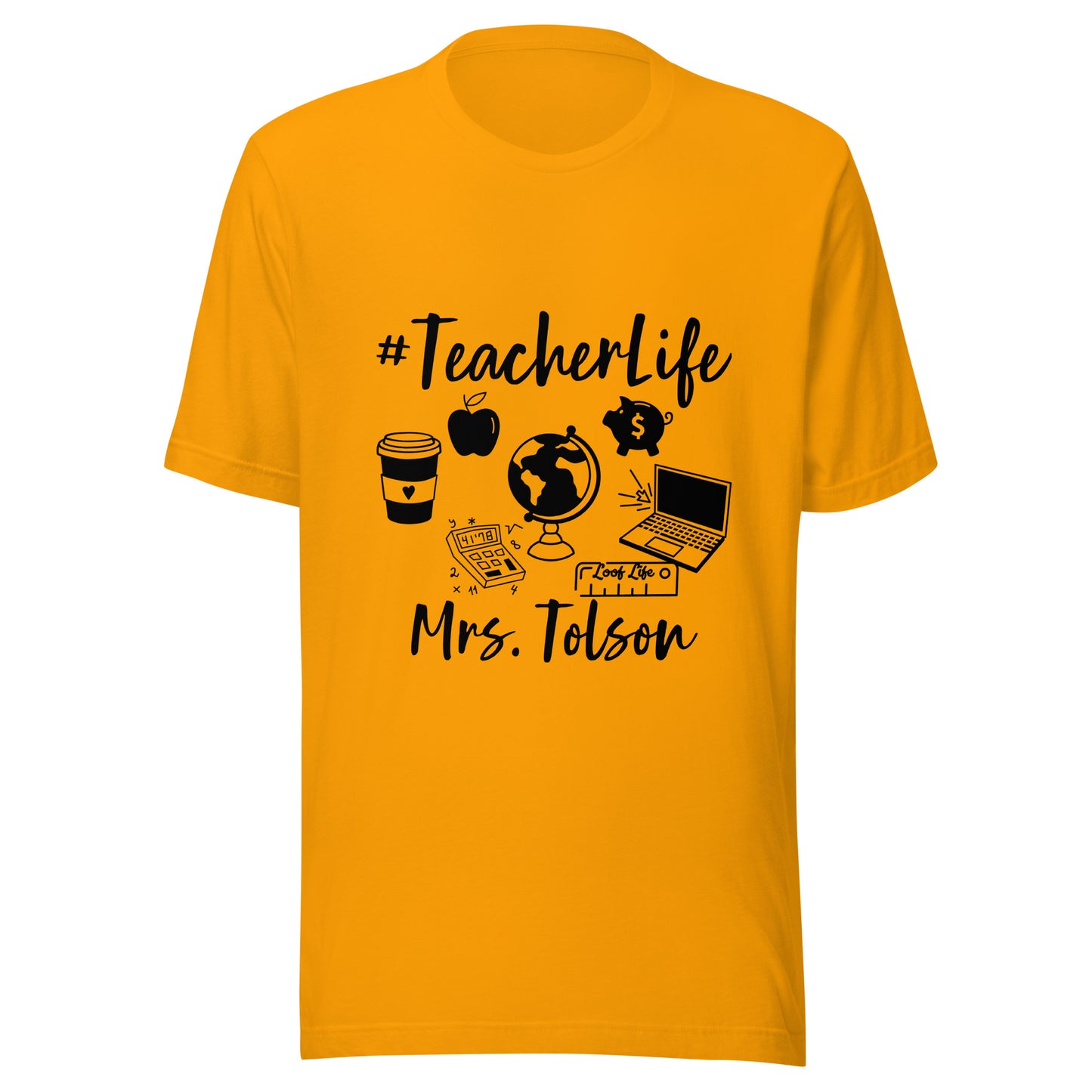 Custom - Black Print - Unisex t-shirt