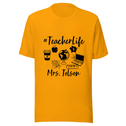 Custom - Black Print - Unisex t-shirt