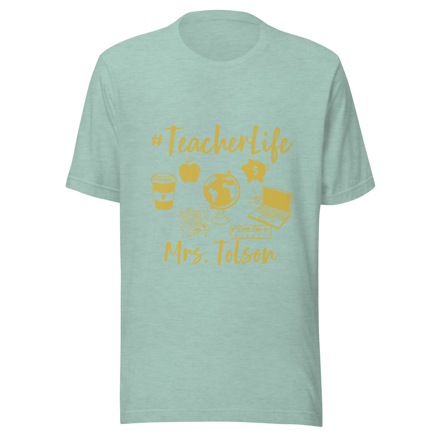 Custom - Gold Print - Unisex t-shirt