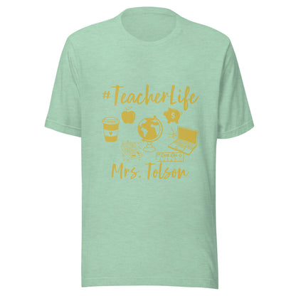 Custom - Gold Print - Unisex t-shirt