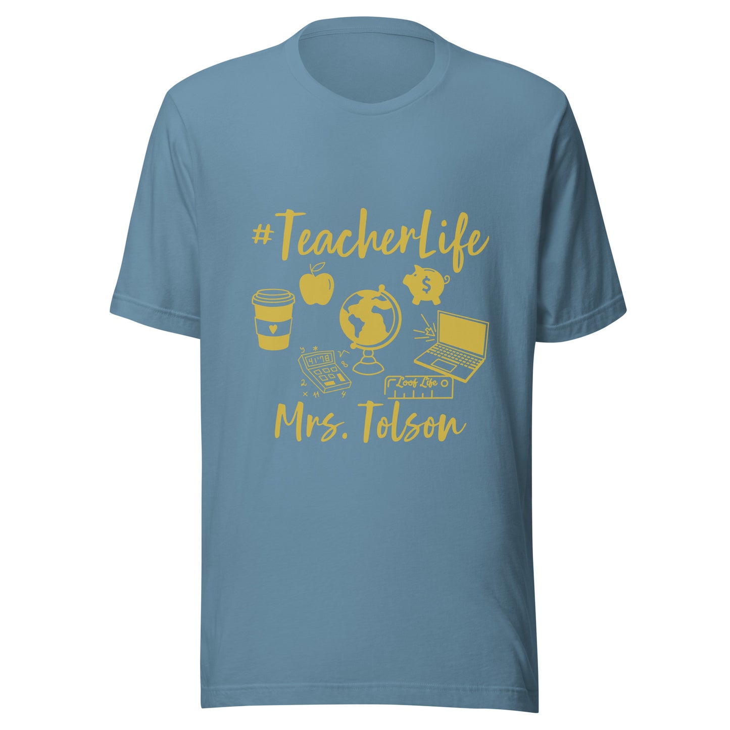 Custom - Gold Print - Unisex t-shirt