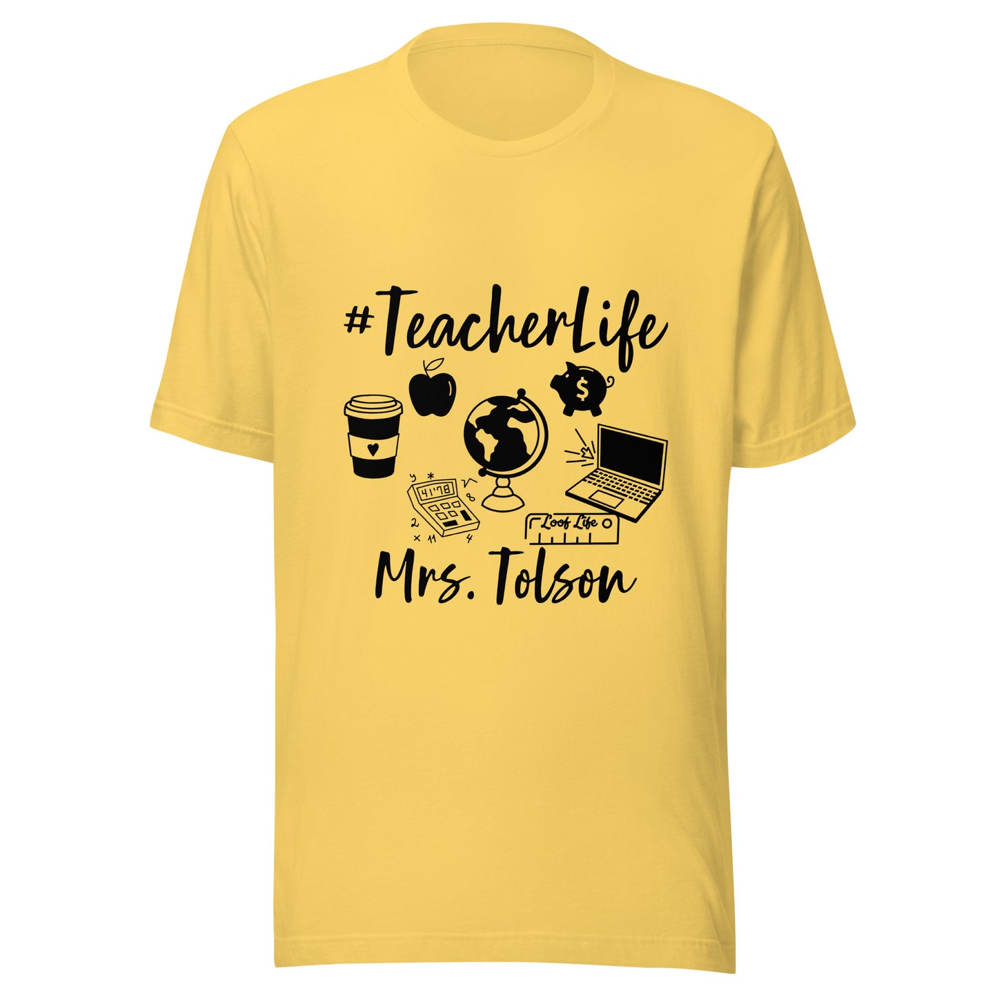 Custom - Black Print - Unisex t-shirt