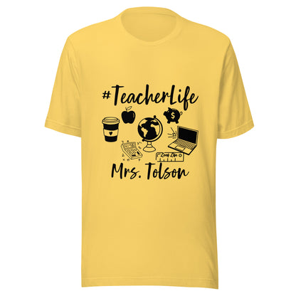 Custom - Black Print - Unisex t-shirt