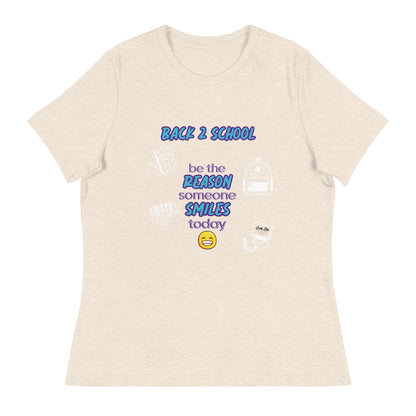 Smile - Back 2 School - Women's Relaxed T-Shirt