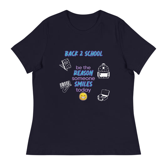 Smile - Back 2 School - Women's Relaxed T-Shirt