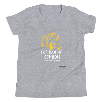 1st Day of School - Bus - Youth Short Sleeve T-Shirt