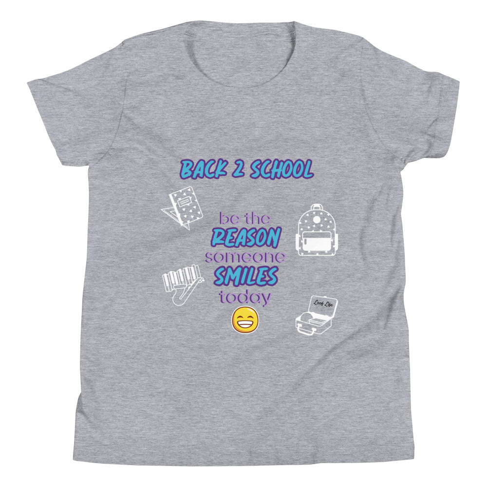 Smile - Back 2 School - Youth Short Sleeve T-Shirt