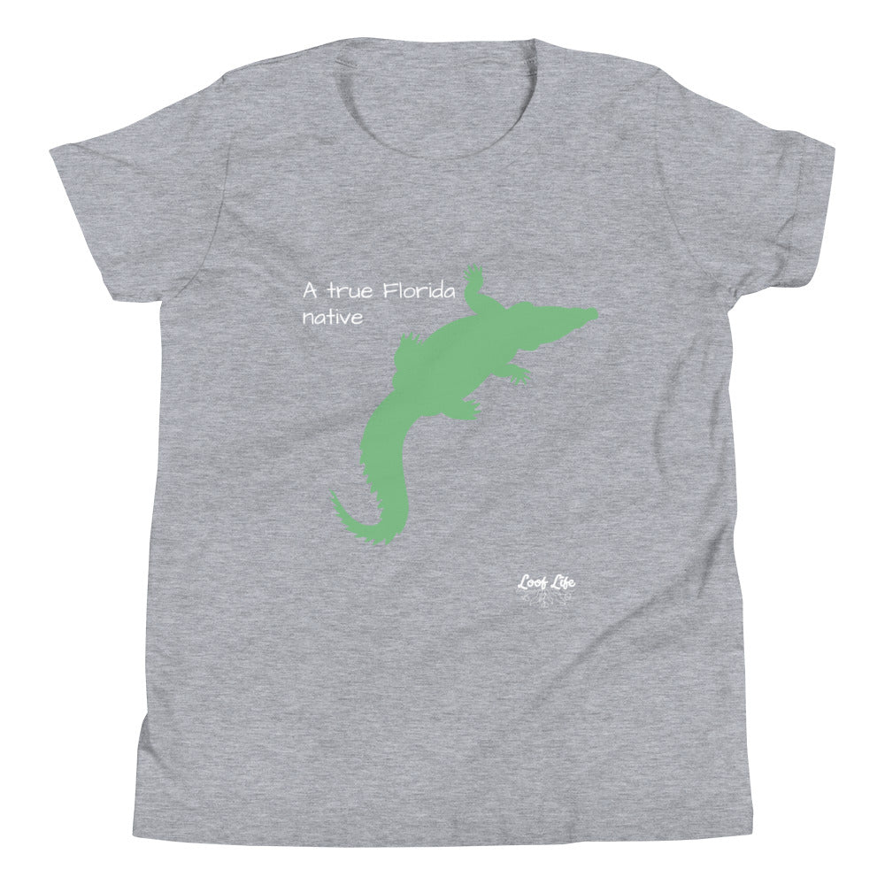 FL Native - Gator - Youth Short Sleeve T-Shirt