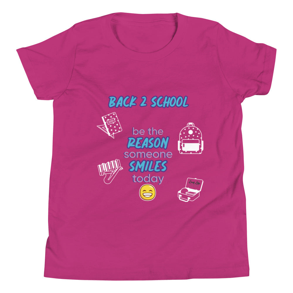 Smile - Back 2 School - Youth Short Sleeve T-Shirt