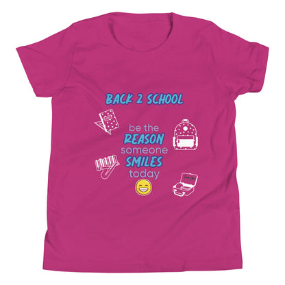 Smile - Back 2 School - Youth Short Sleeve T-Shirt